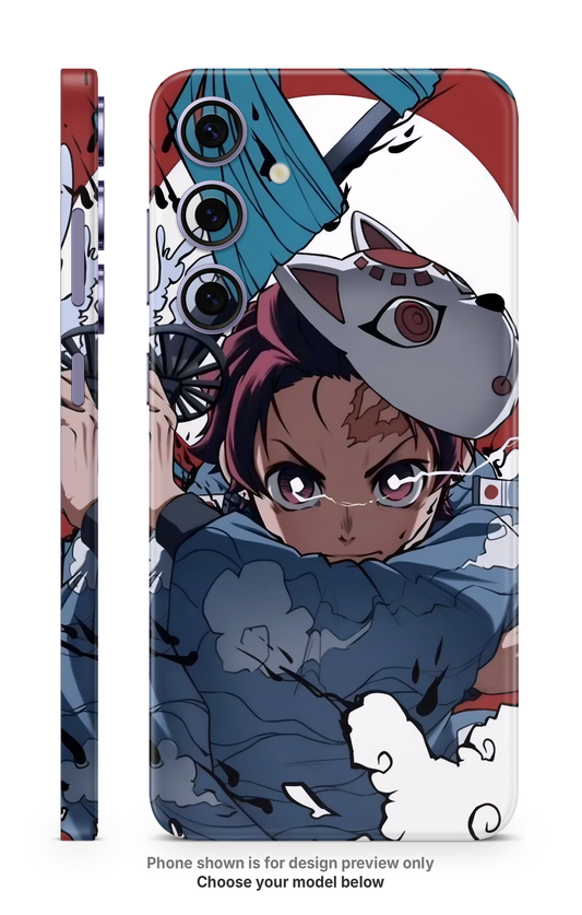 Anime Kid Warrior Mobile Skin