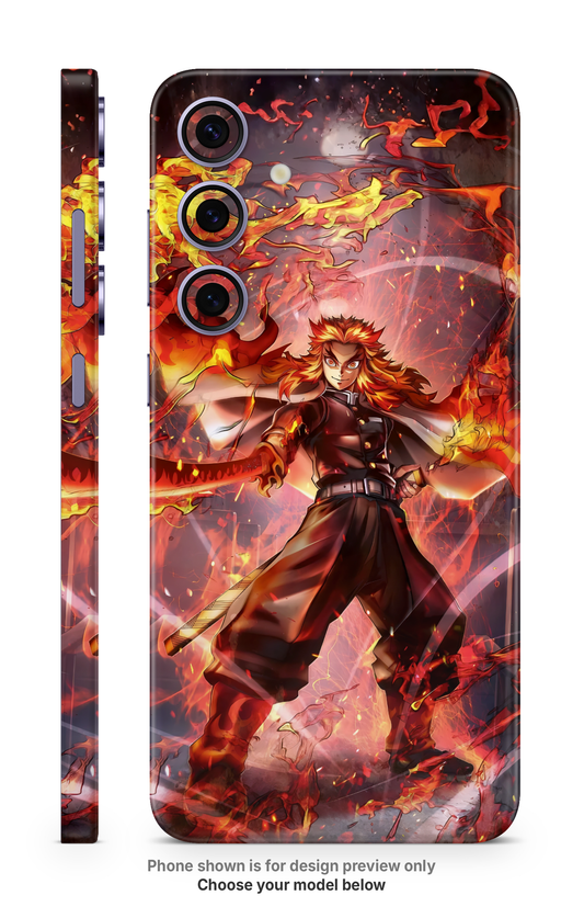 Anime Fire Warrior Mobile Skin