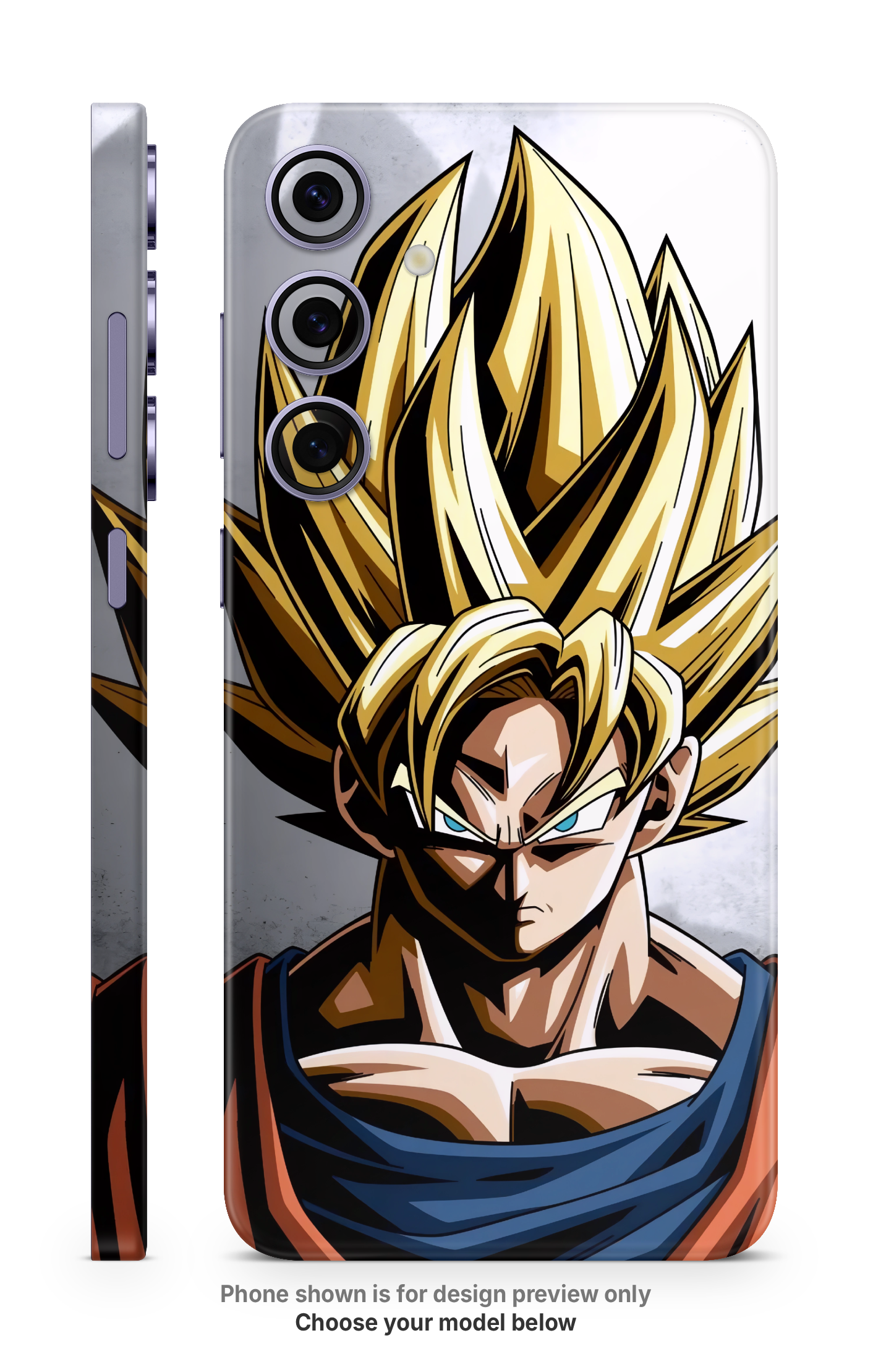 Anime Golden Hair Fighter Mobile Skin