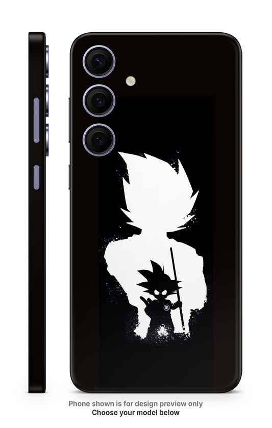 Anime White Silhouette Mobile Skin