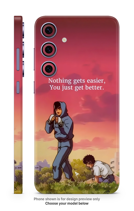 Motivational Sunset Mobile Skin