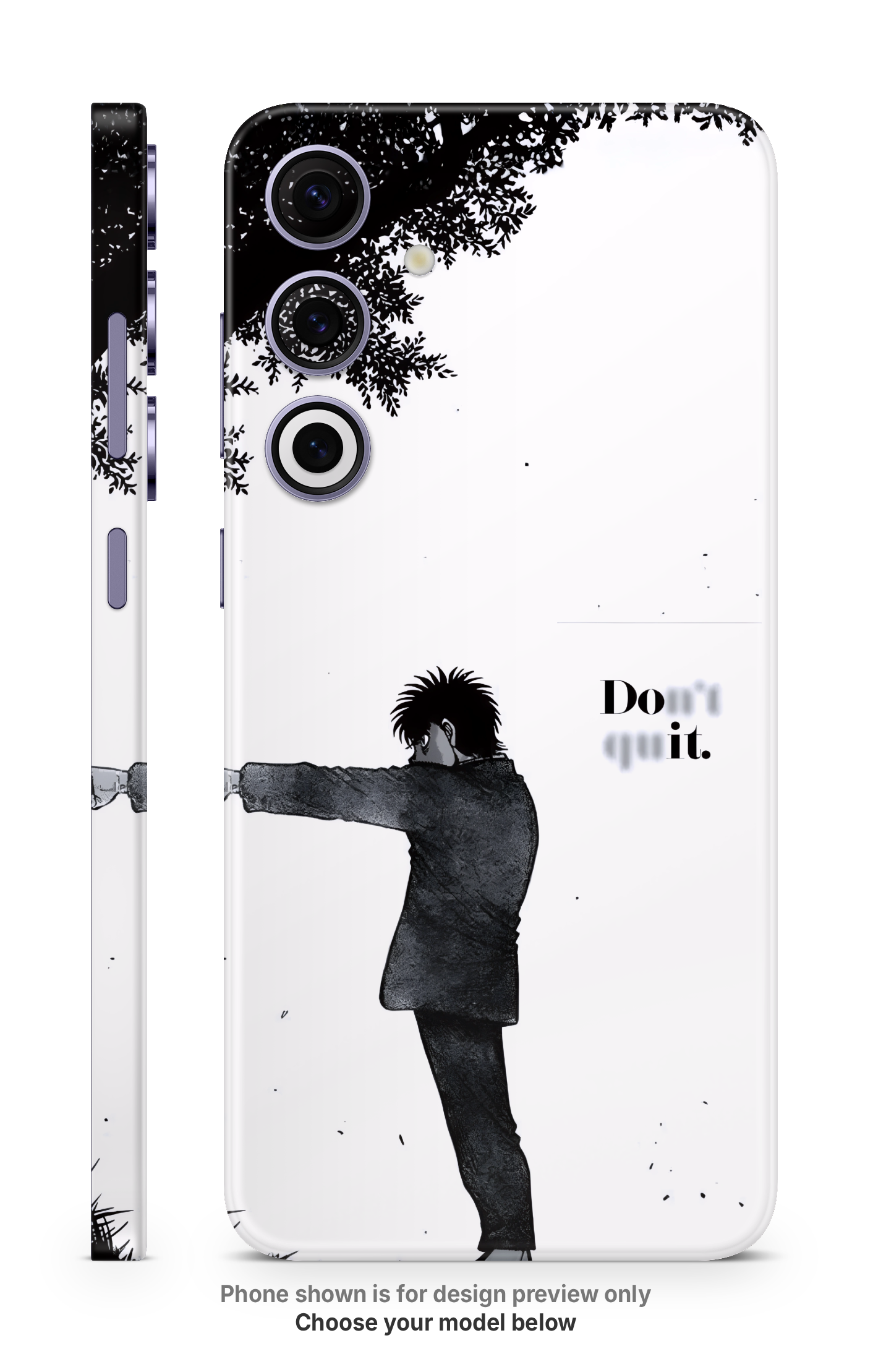 Do It Quote Mobile Skin