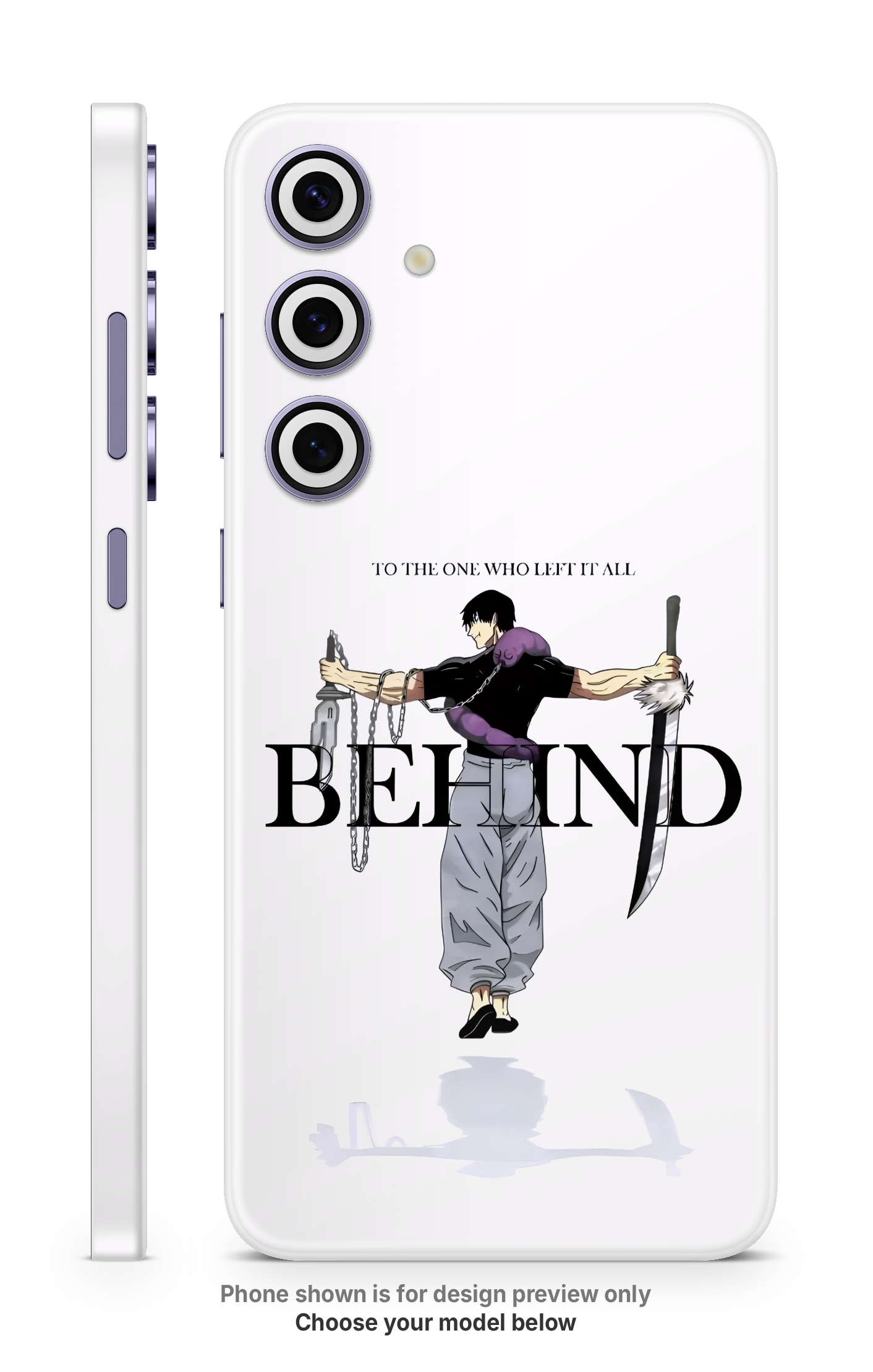 Behind Quote Mobile Skin