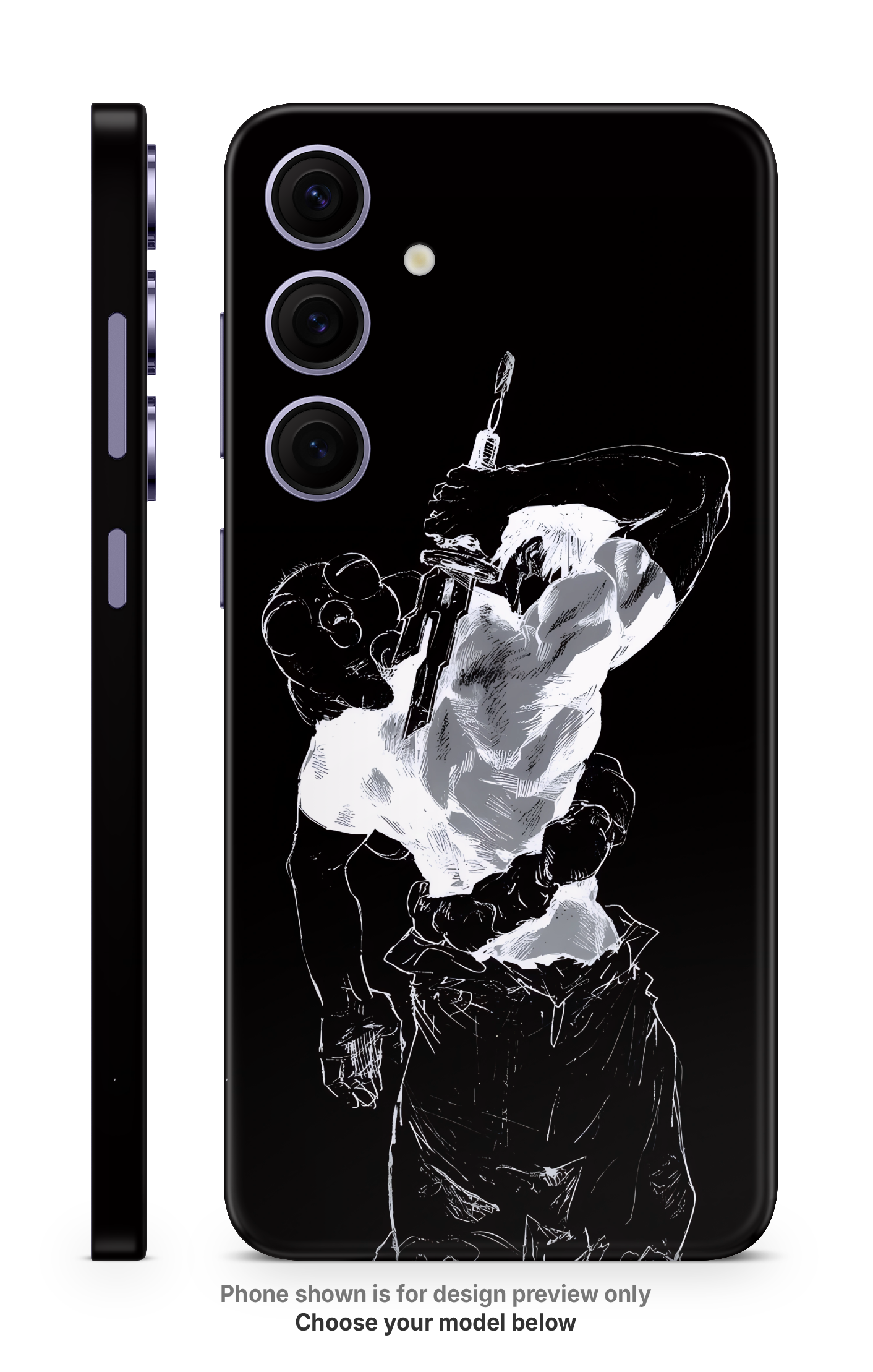 Dark Dance Silhouette Mobile Skin