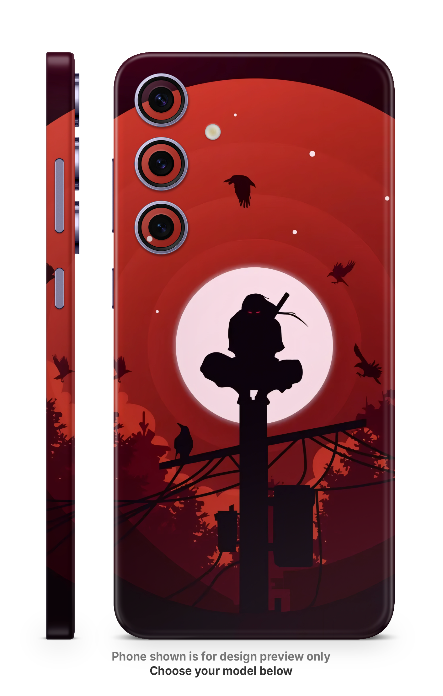 Anime Sunset Ninja Mobile Skin