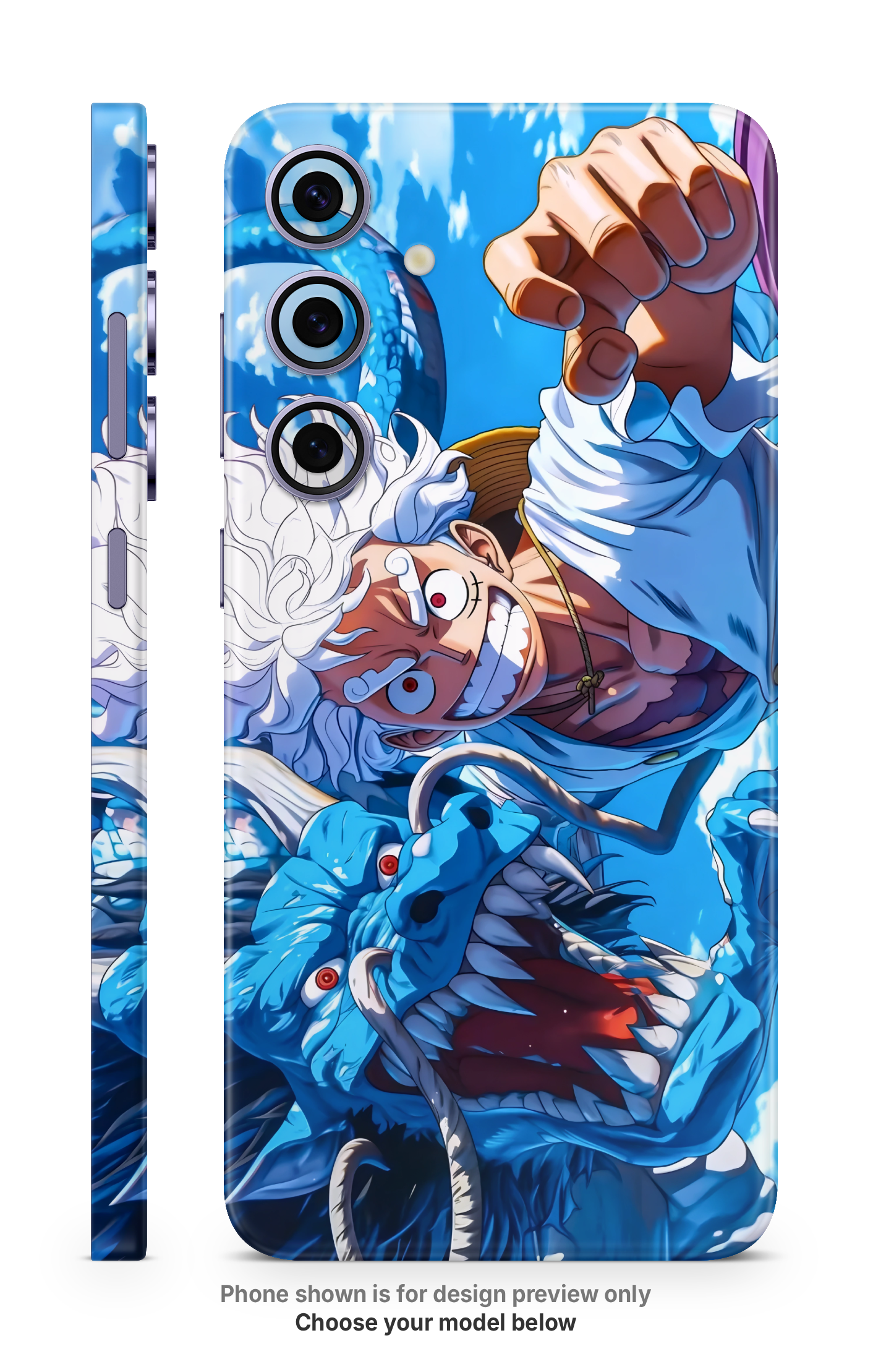 Anime Water Dragon Mobile Skin