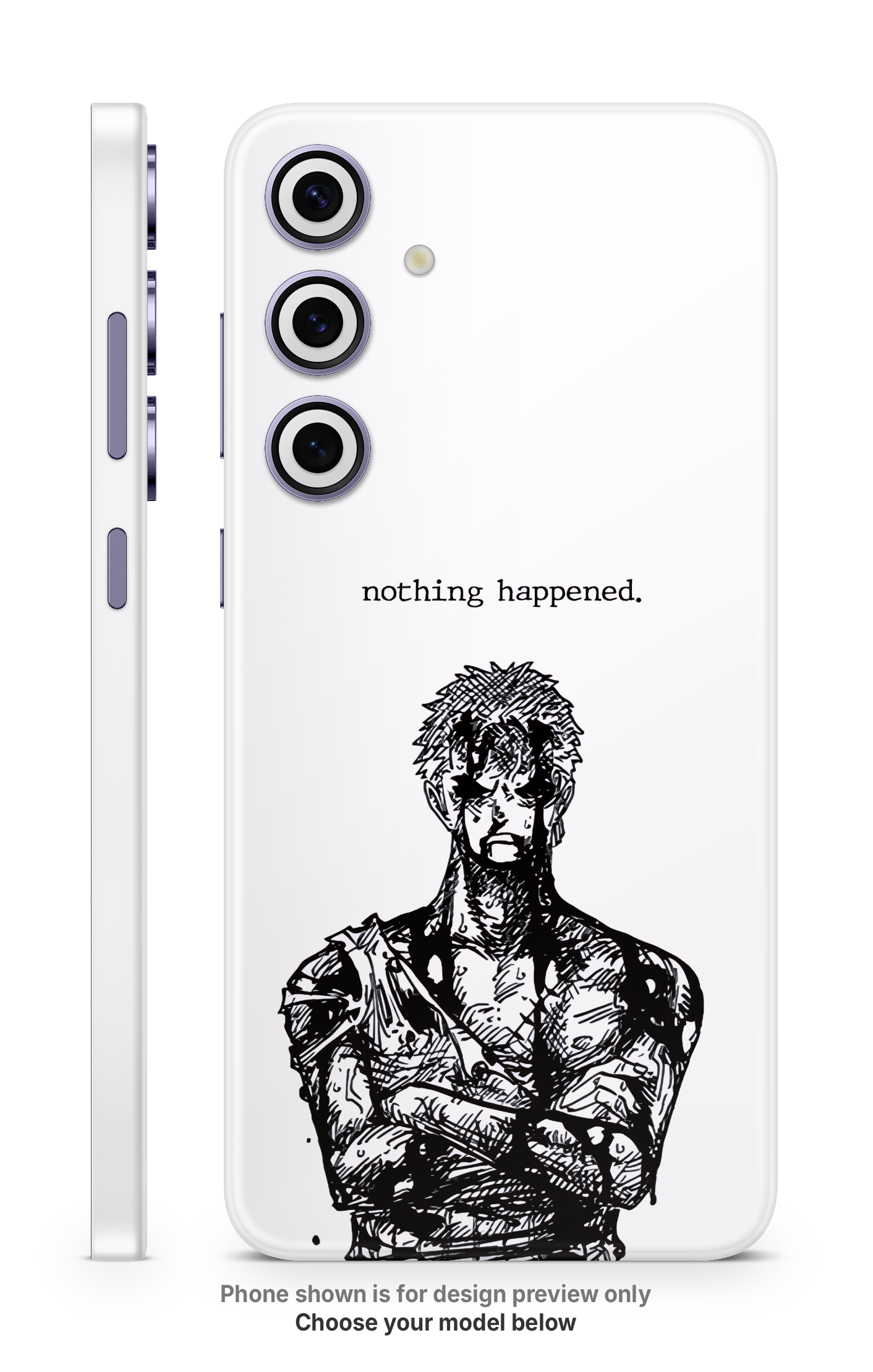 Anime Broken Warrior Mobile Skin