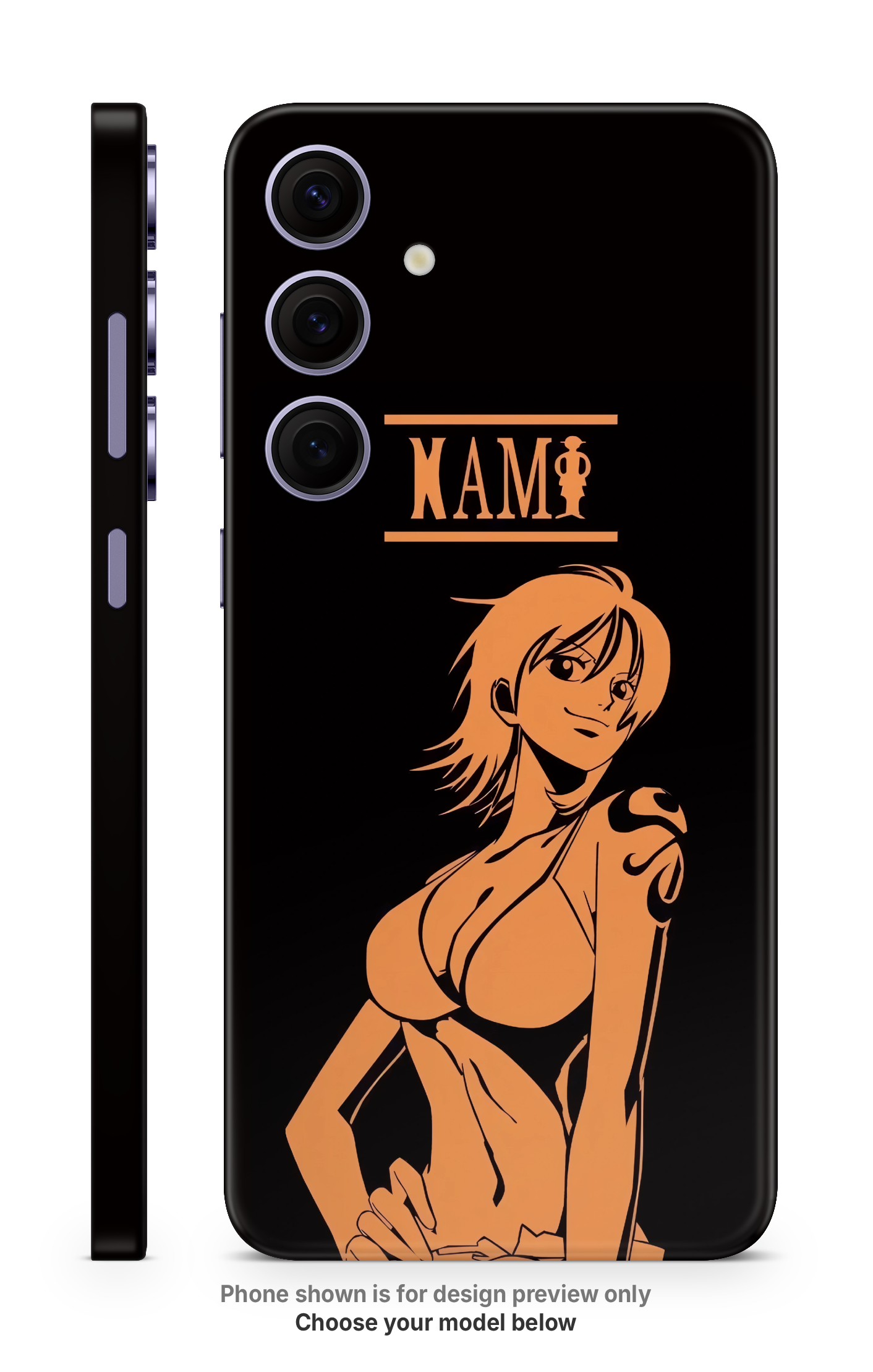Anime Minimal Girl Mobile Skin