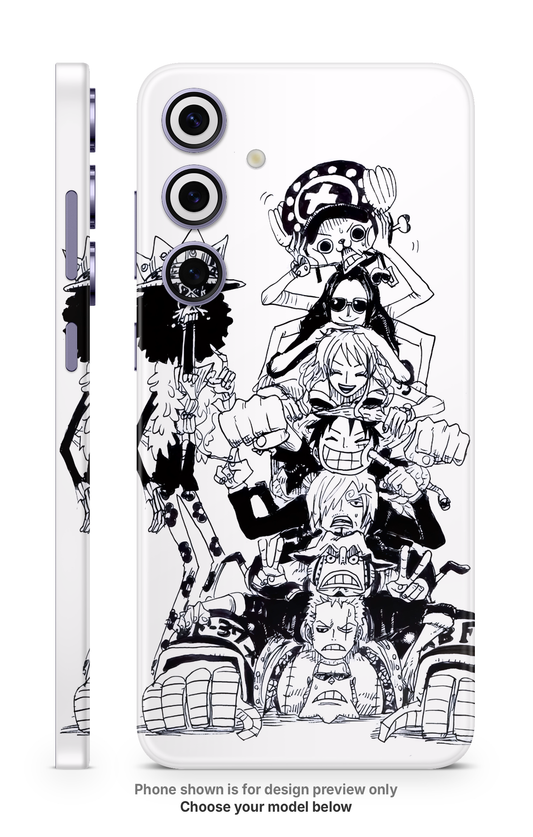 Anime Line Art Mobile Skin
