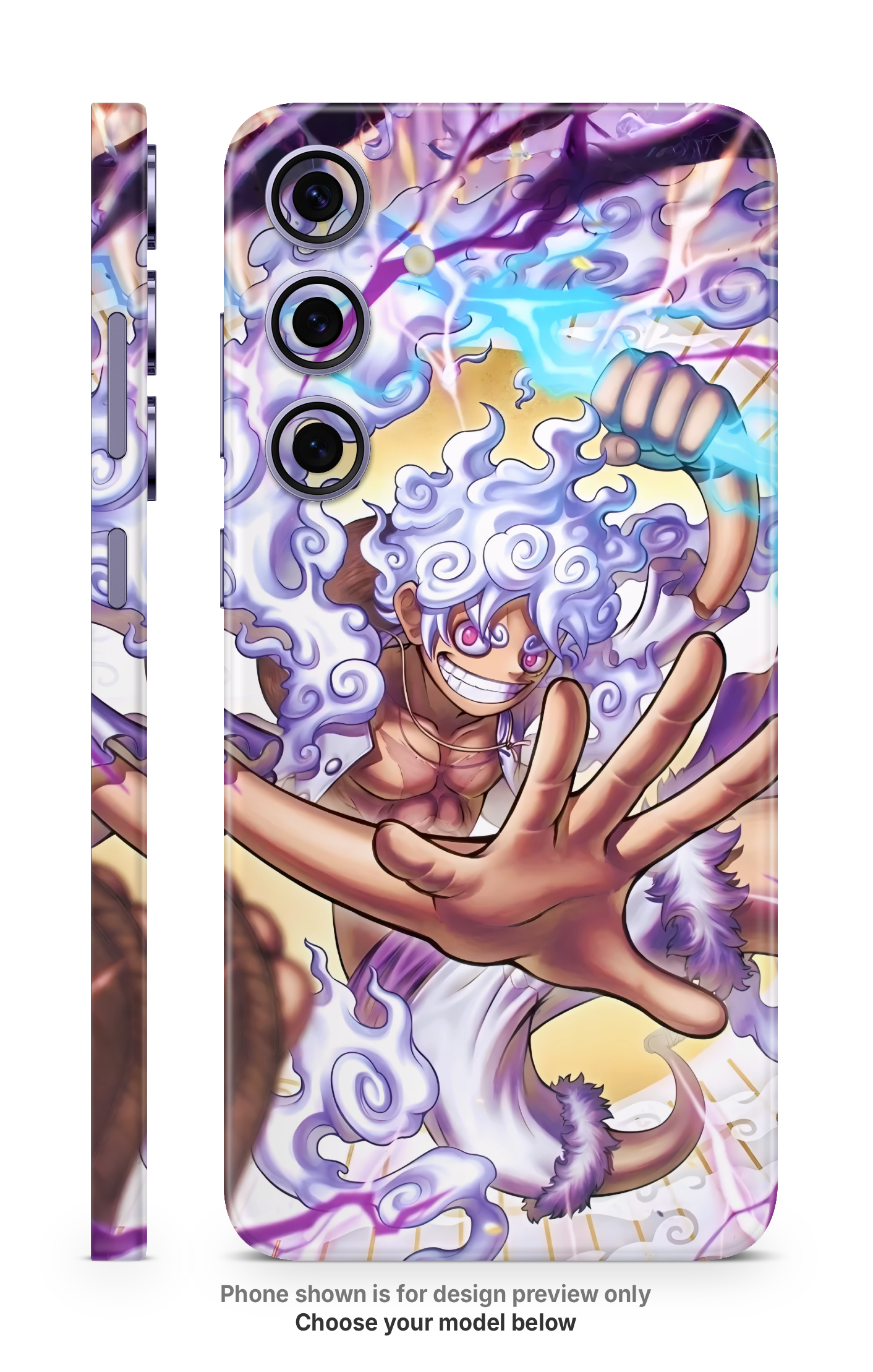 Anime Energy Hand Mobile Skin