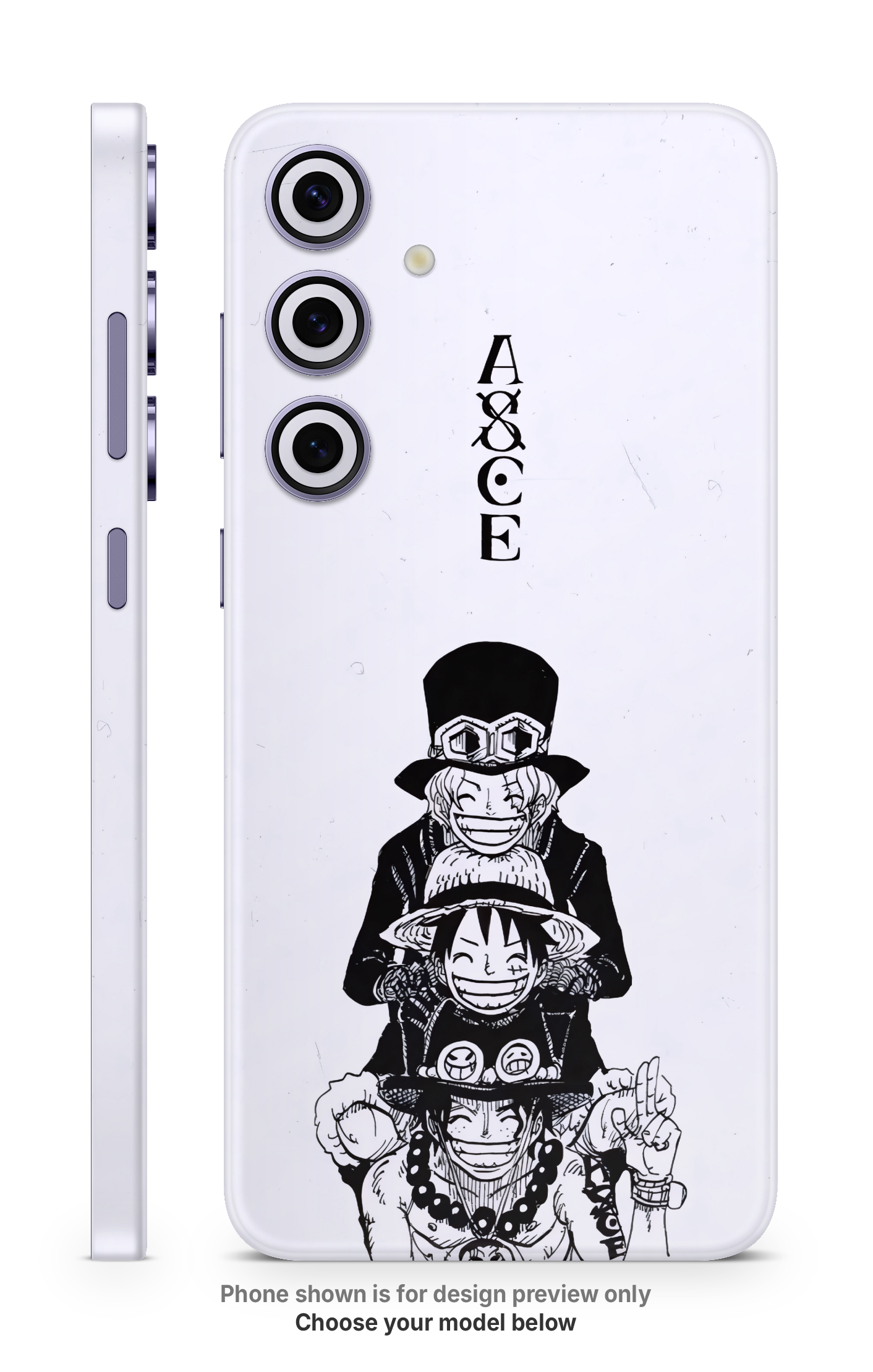 Anime Kid Character Mobile Skin