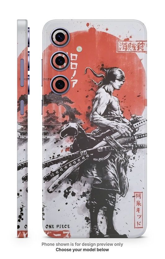 Anime Red Warrior Mobile Skin
