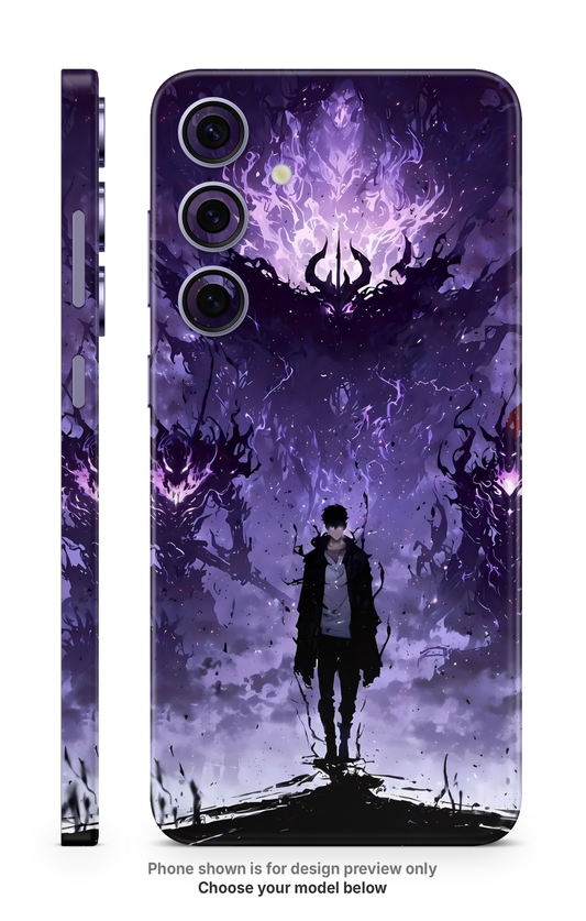Anime Purple Night Mobile Skin