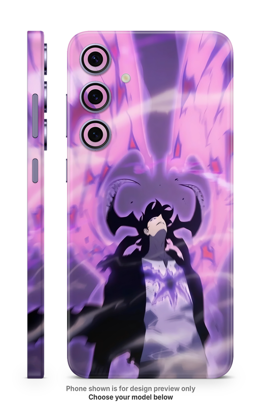 Anime Purple Aura Mobile Skin