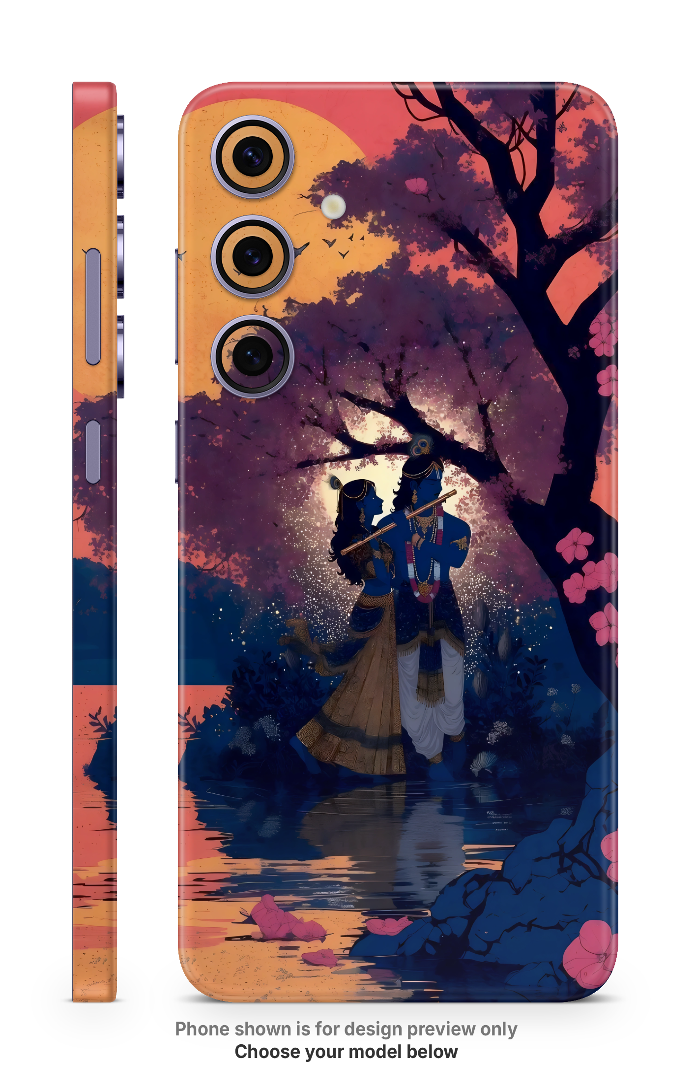 Radha Krishna Mobile Skin