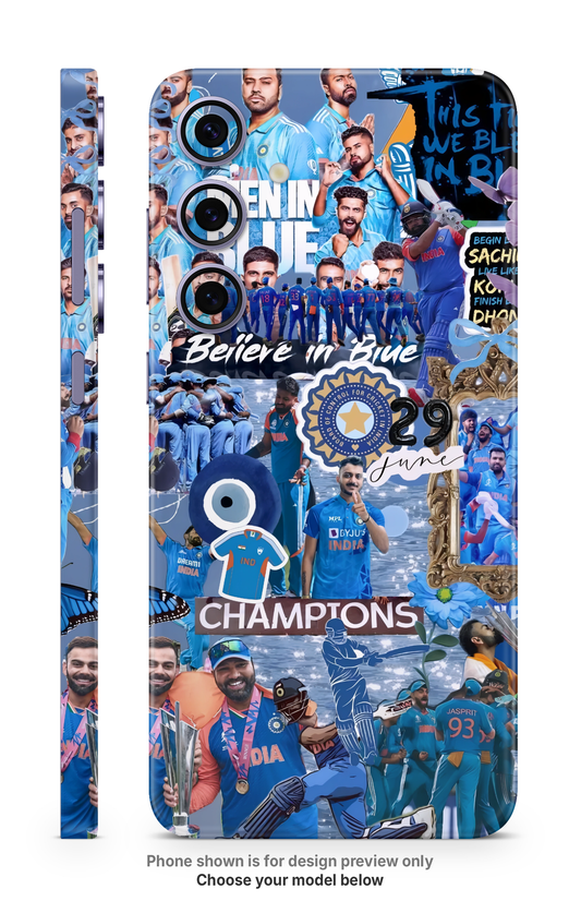 Team India Champions Mobile Skin