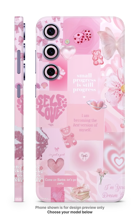 Pink Love Mobile Skin