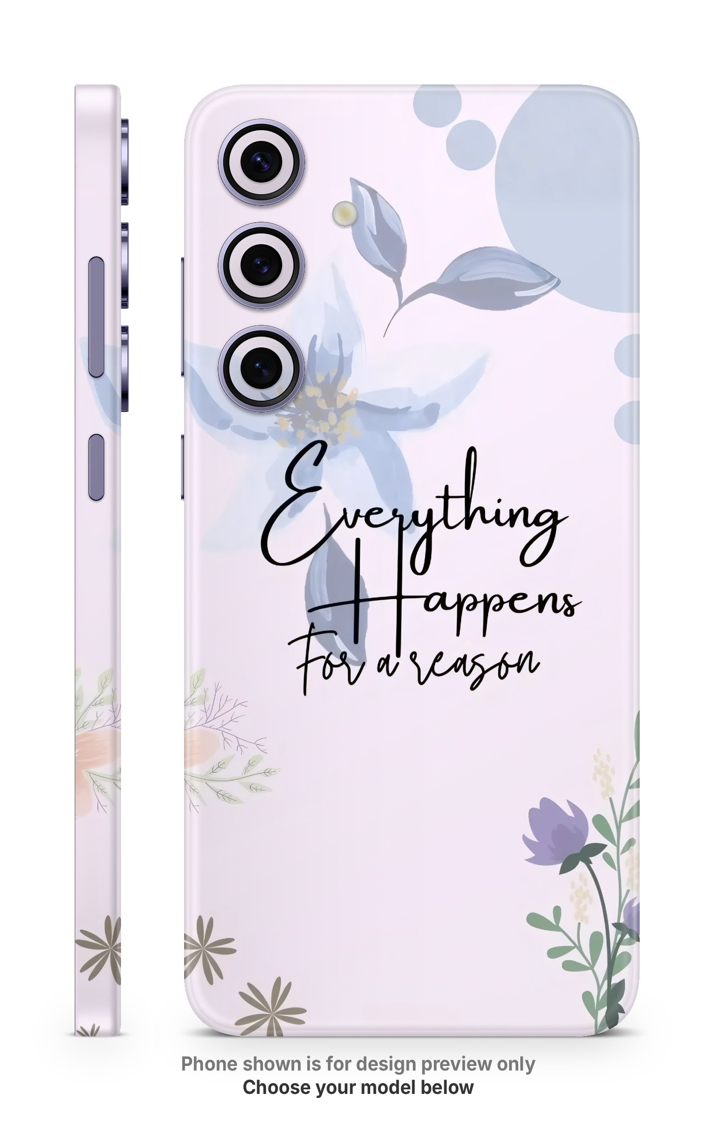 Everything Happens Mobile Skin