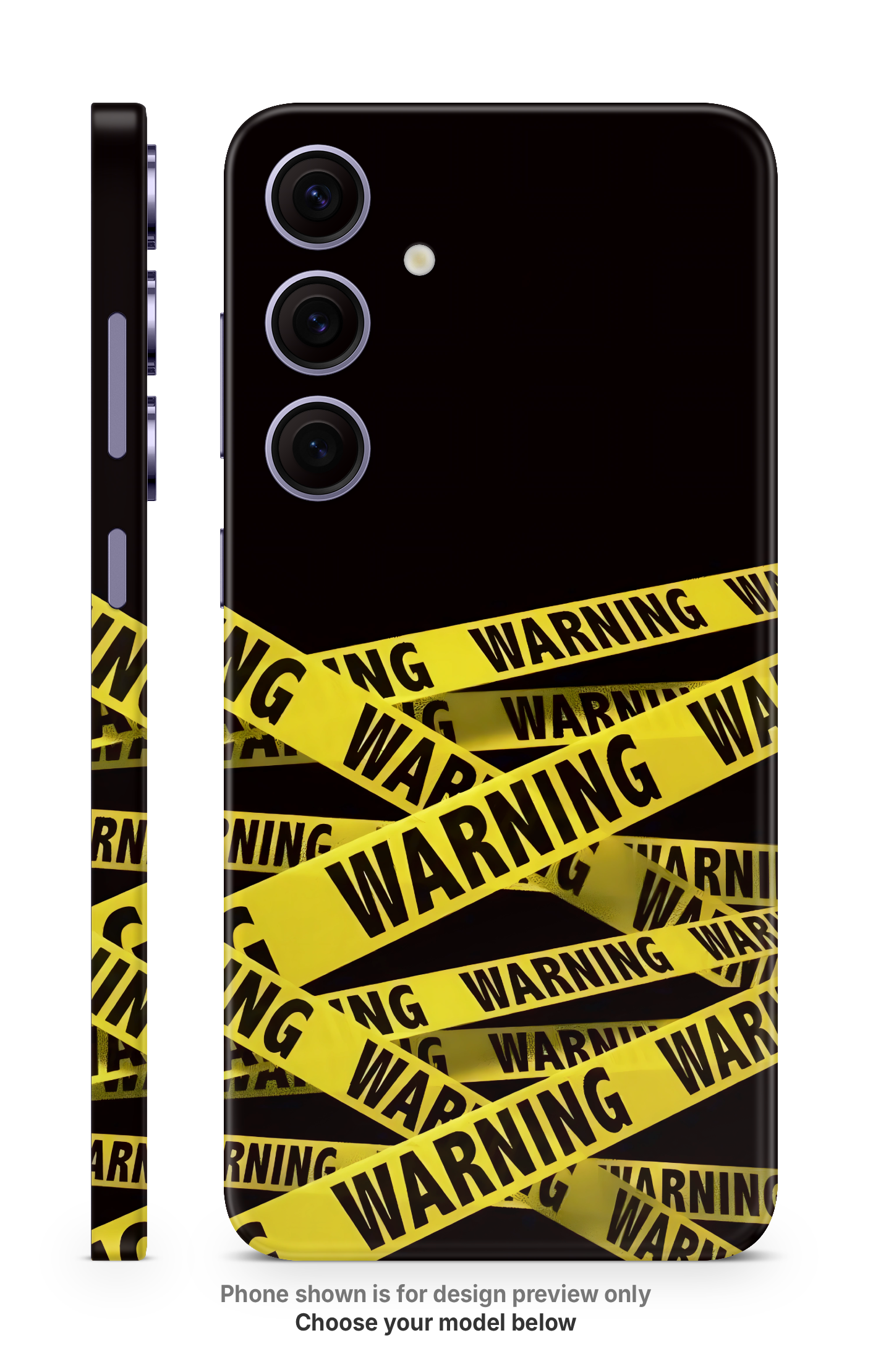 Warning Tape Street Style Mobile Skin