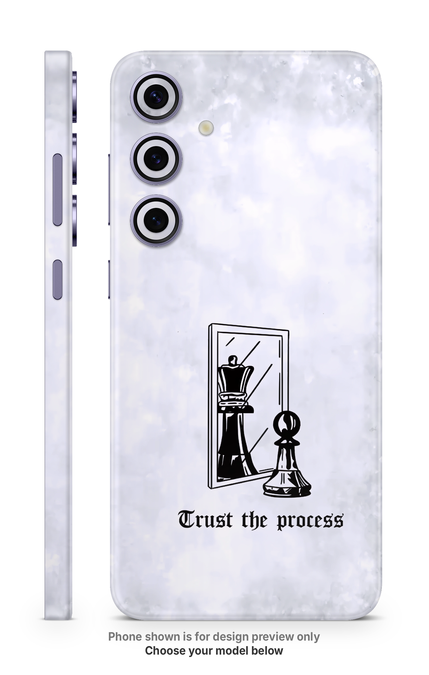 Trust The Process Mobile Skin