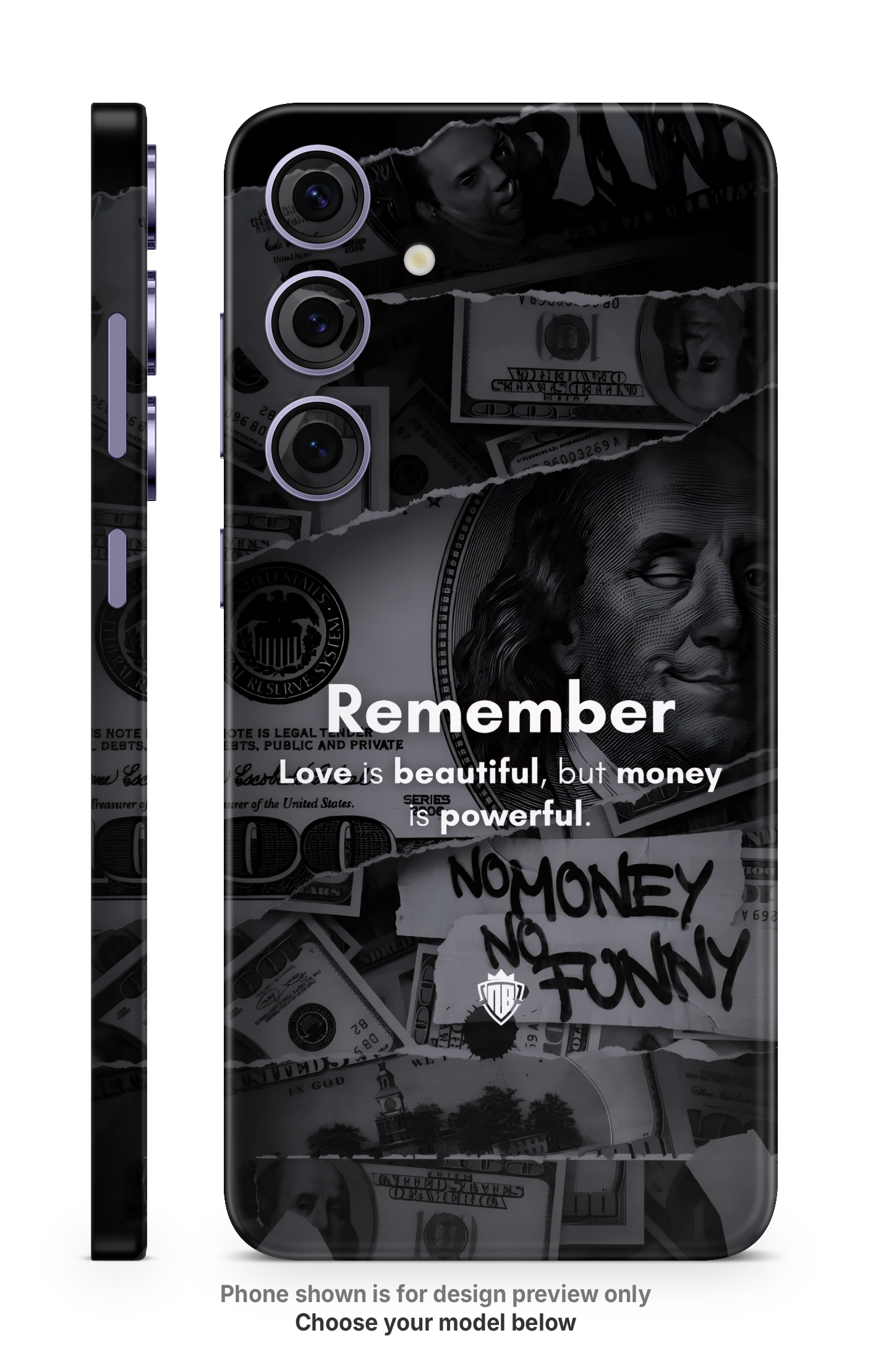 Remember Money Mobile Skin