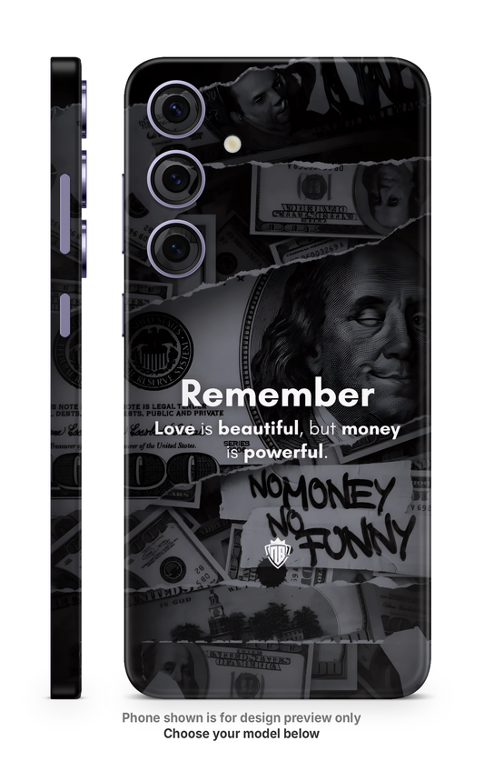Remember Money Mobile Skin