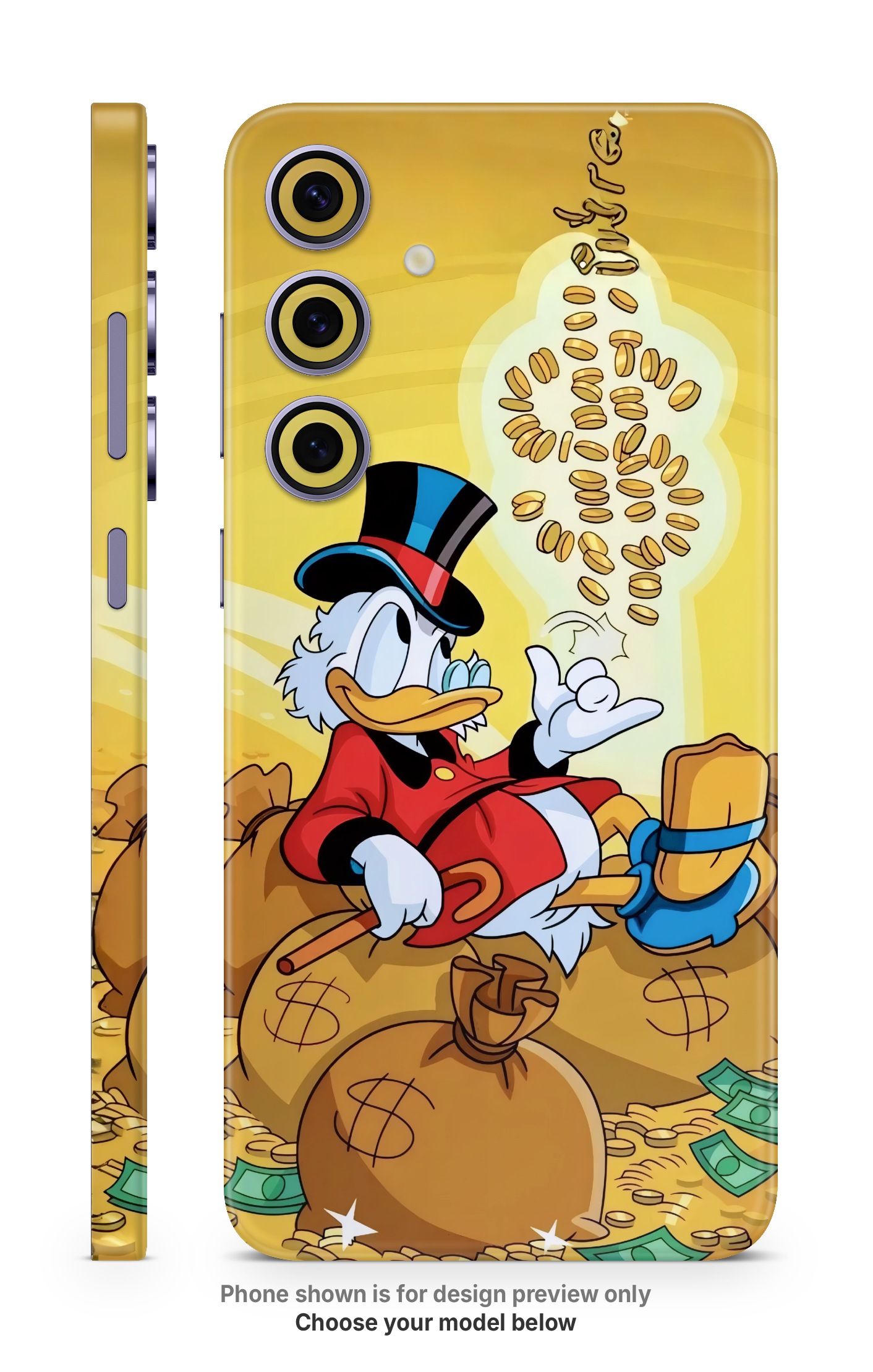 Scrooge Money Mobile Skin