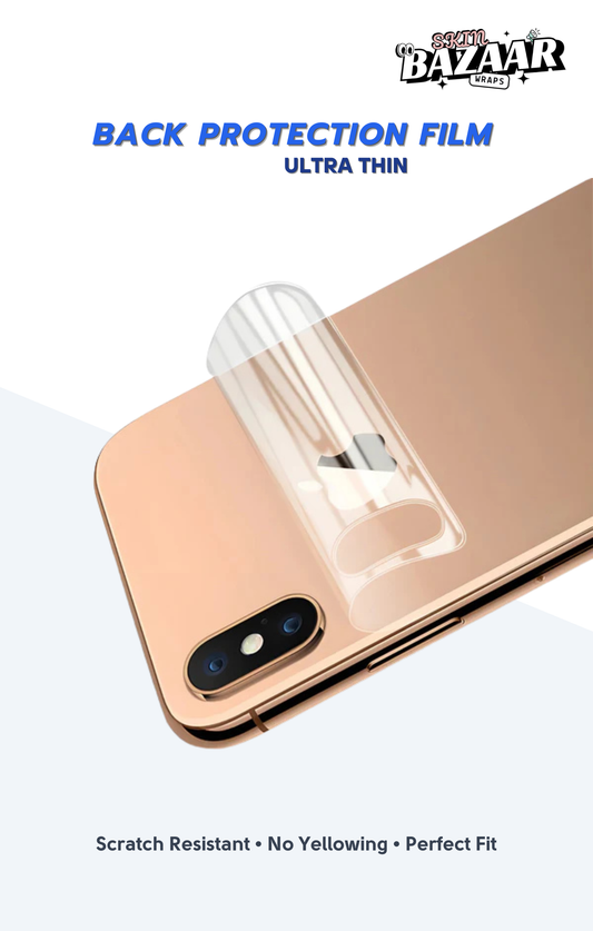 Transparent Mobile Skin Wrap - (Installation Kit Included)